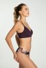 Julimex Biustonosz Simple t-shirt Bra Dark Plum